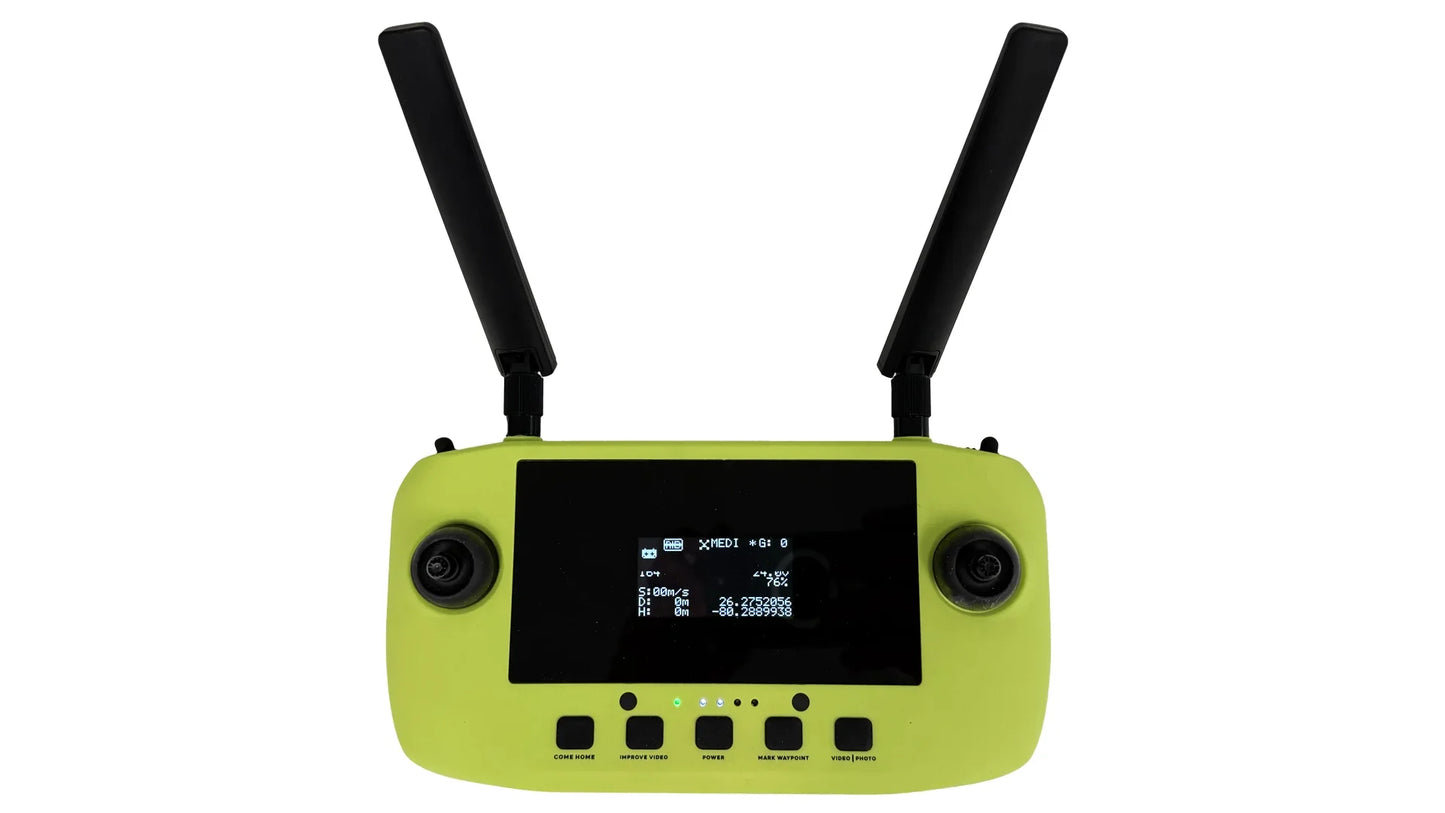 Xpece ONE BARE fishing drone remote controller with built-in screen and antennas