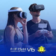 Load image into Gallery viewer, QYSea Fifish V6 Underwater Robot ROV with VR Goggles - Urban Drones
