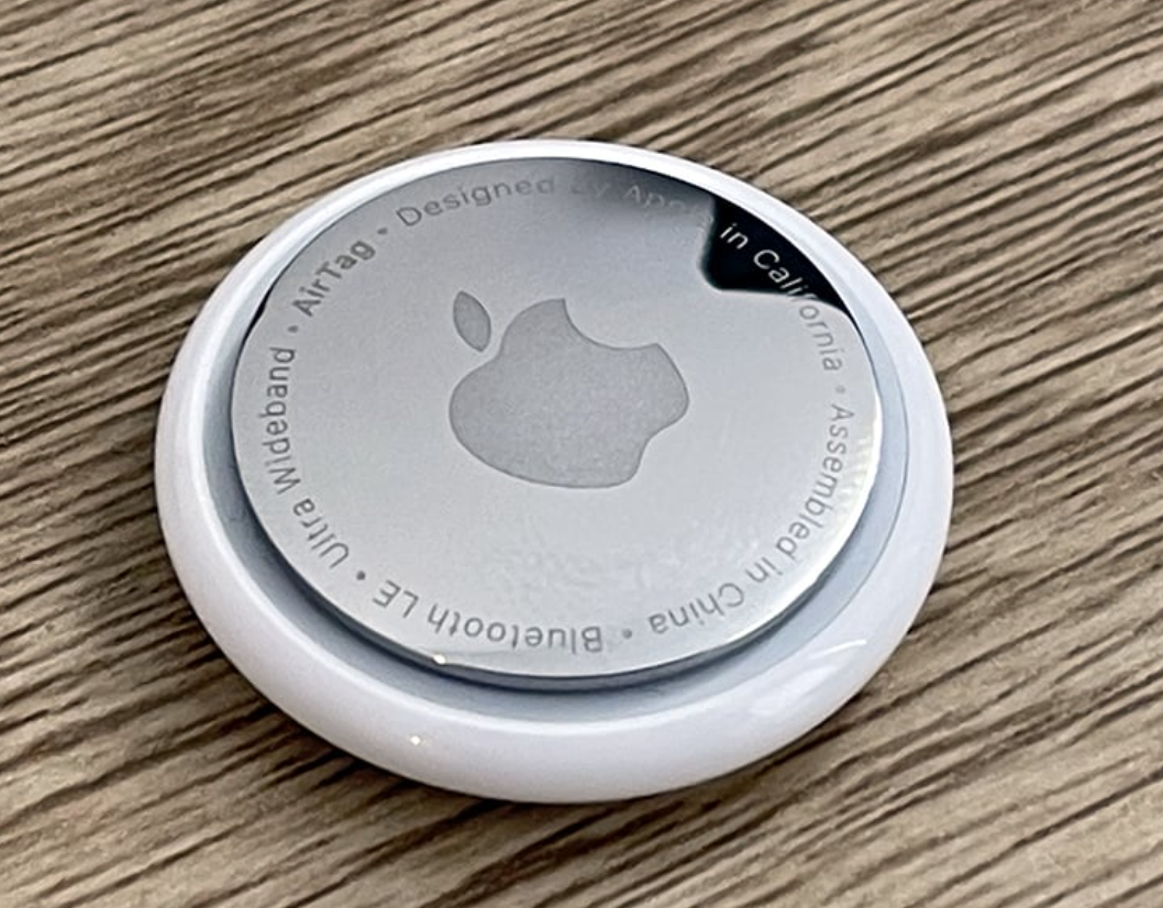 Apple AirTag tracker used as a drone anti-loss accessory to help locate a lost drone
