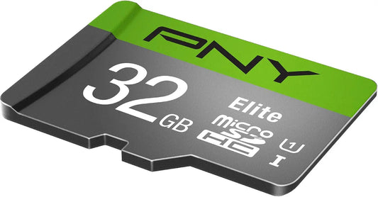 PNY Elite 32GB microSD memory card (Class 10 U1) for Xpece ONE waterproof drone video recording