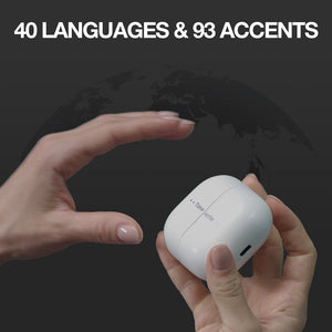 M2 translator 3 in 1 translator earbuds for translation online and offline, phone call and Music