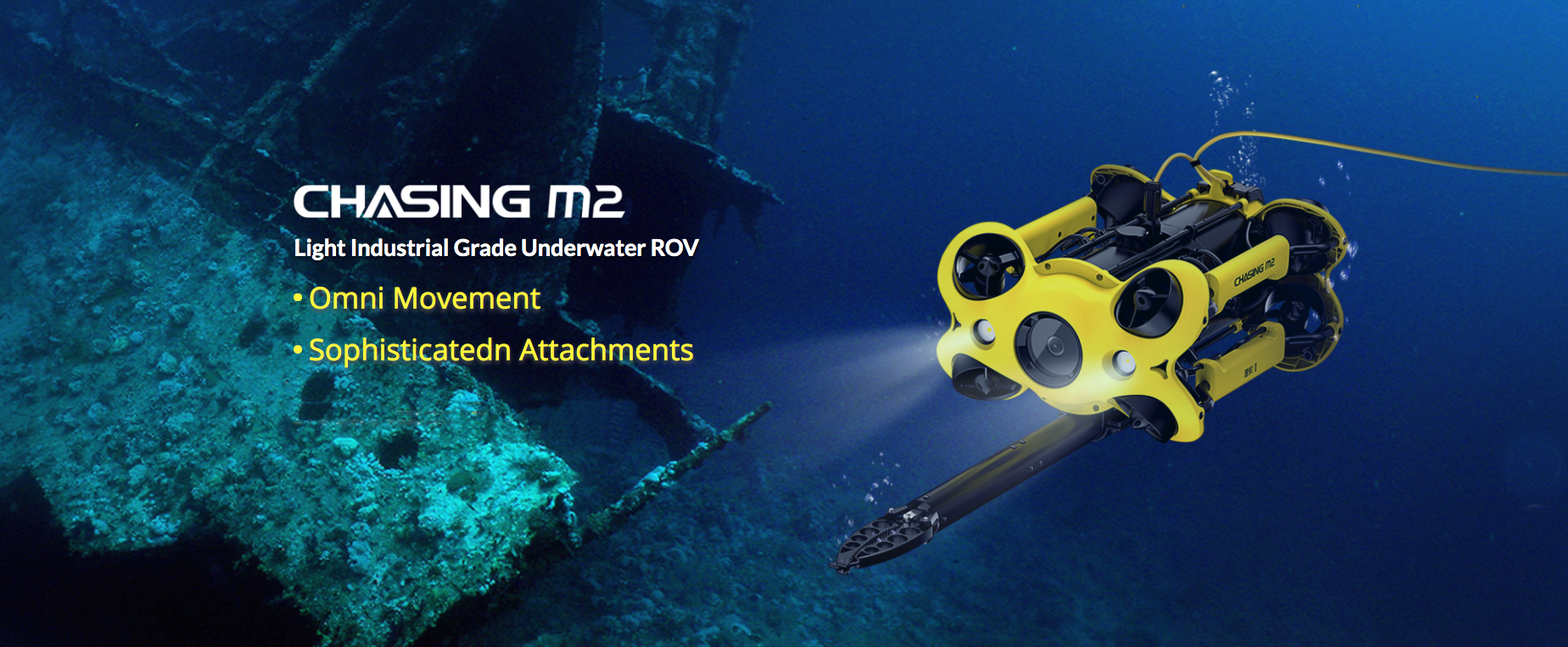 Chasing M2 Underwater Drone - Urban Drones