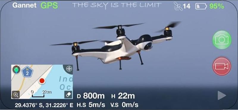 Gannet Pro Drone On Screen Display
