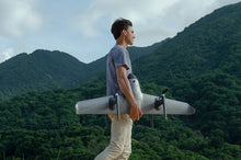 Load image into Gallery viewer, Swan Voyager Flying Wing VTOL with 3 Axis Gimbal 4K Camera
